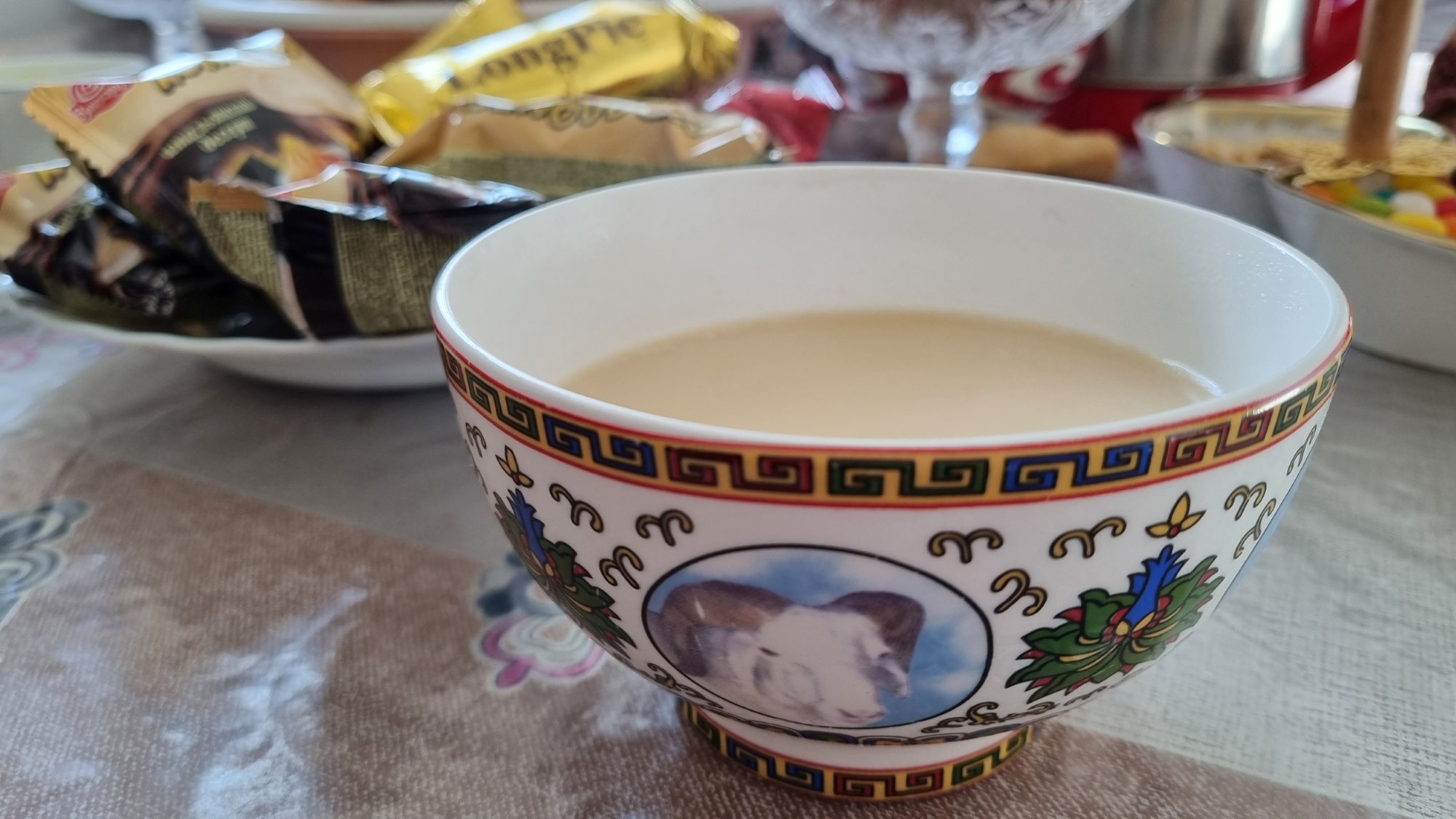 Kopp med melkete