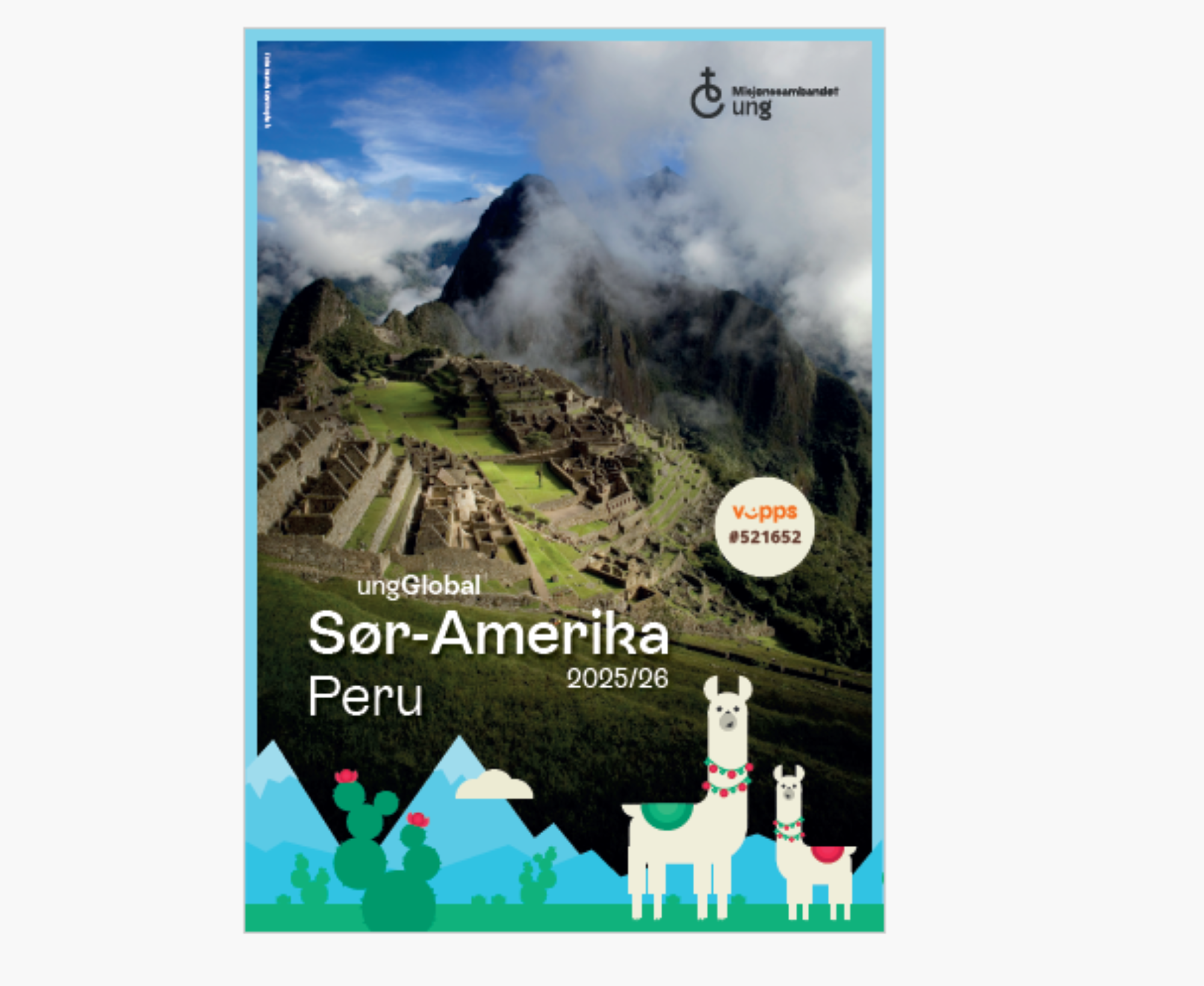 Plakat over machu picchu