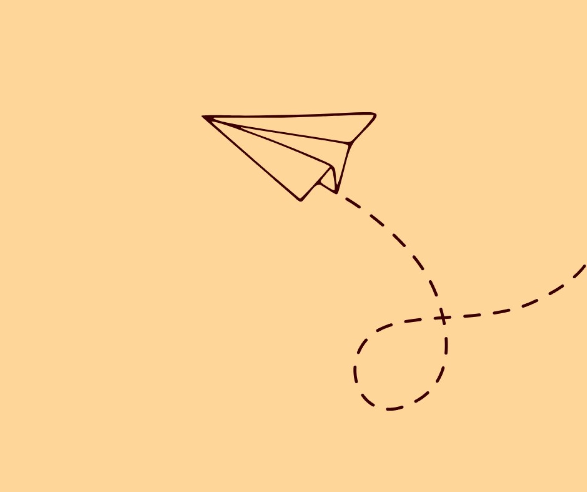 Illutrasjon av papirfly