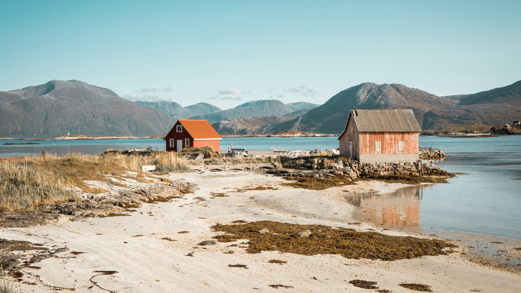 Strand og naust ved Tromsø