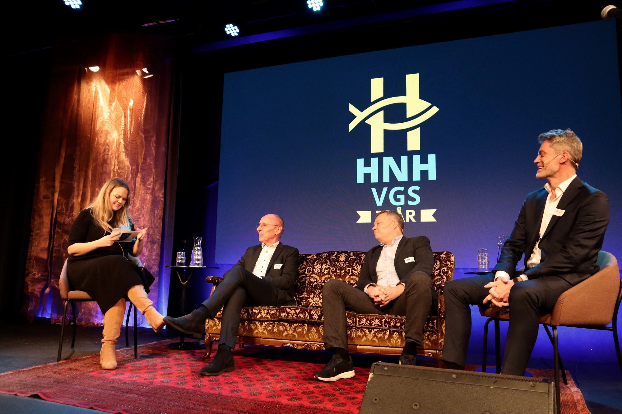 Bilde av Mina P. Kiserud, Jens Espeland, Nils Sanne og Jarleif Gaustad