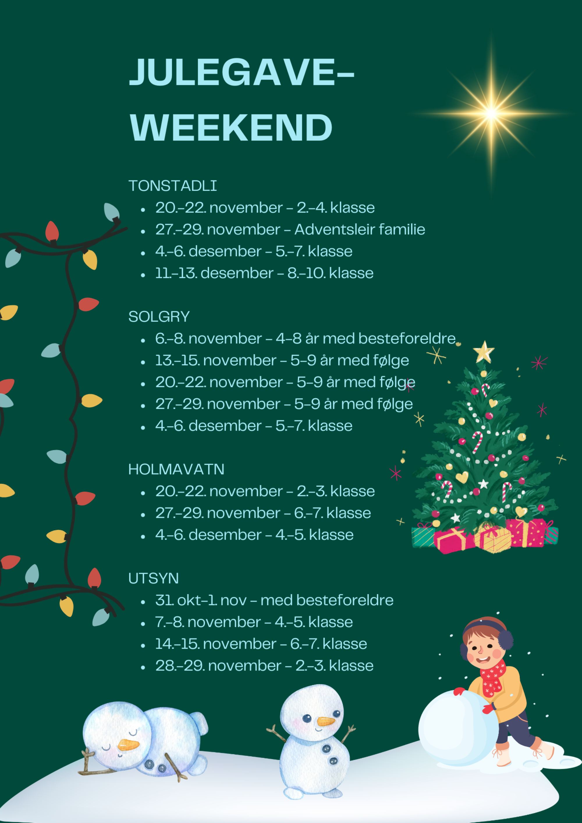 Julegaveweekend 26